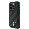 Karl Lagerfeld KLHCP15XPQDSMGK iPhone 15 Pro Max 6.7 czarny/black hardcase Diagonal Quilted Script